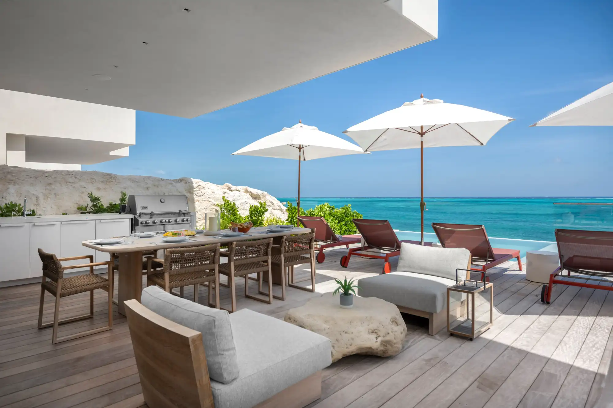 North Shore Four Bedroom Oceanfront Beach House at Beach Enclave